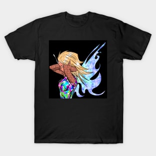 the zentangle pattern fairy in ecopop T-Shirt